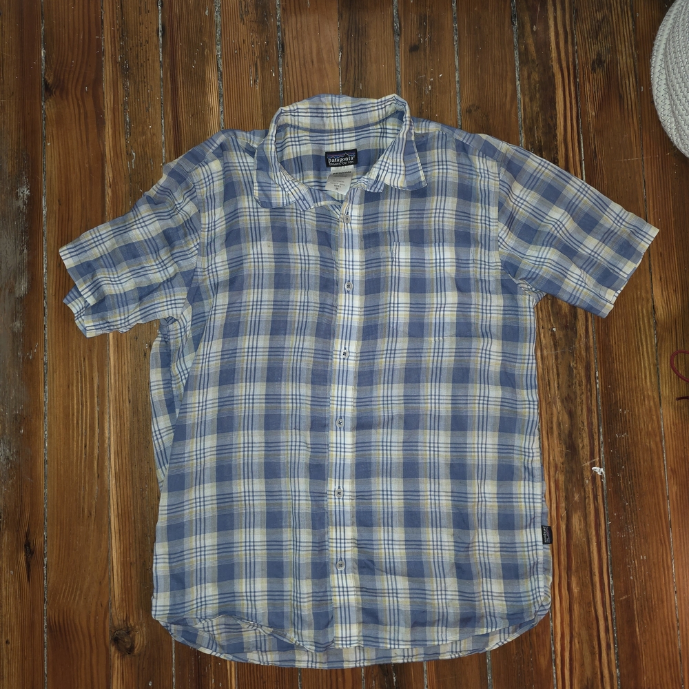 Patagonia light weight button up polo